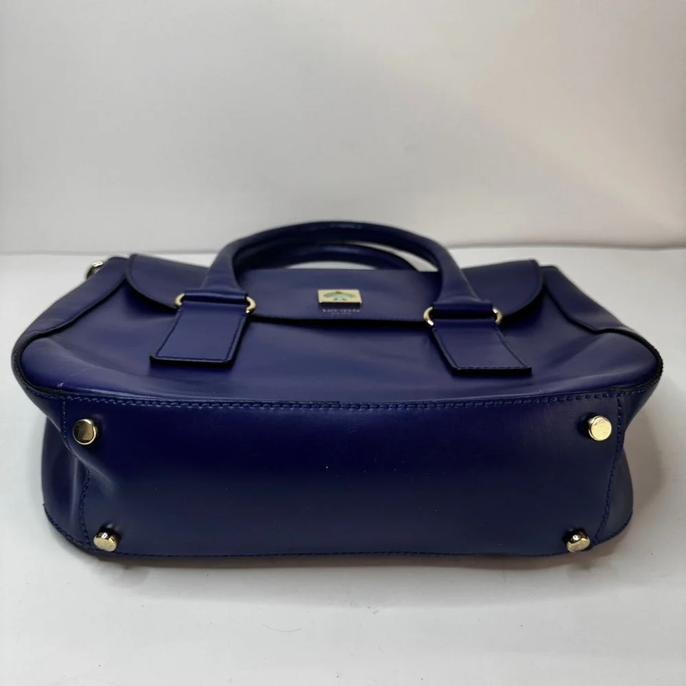 Kate Spade Bond Street Flo Blue/Aqua Crossbody Satchel Purse